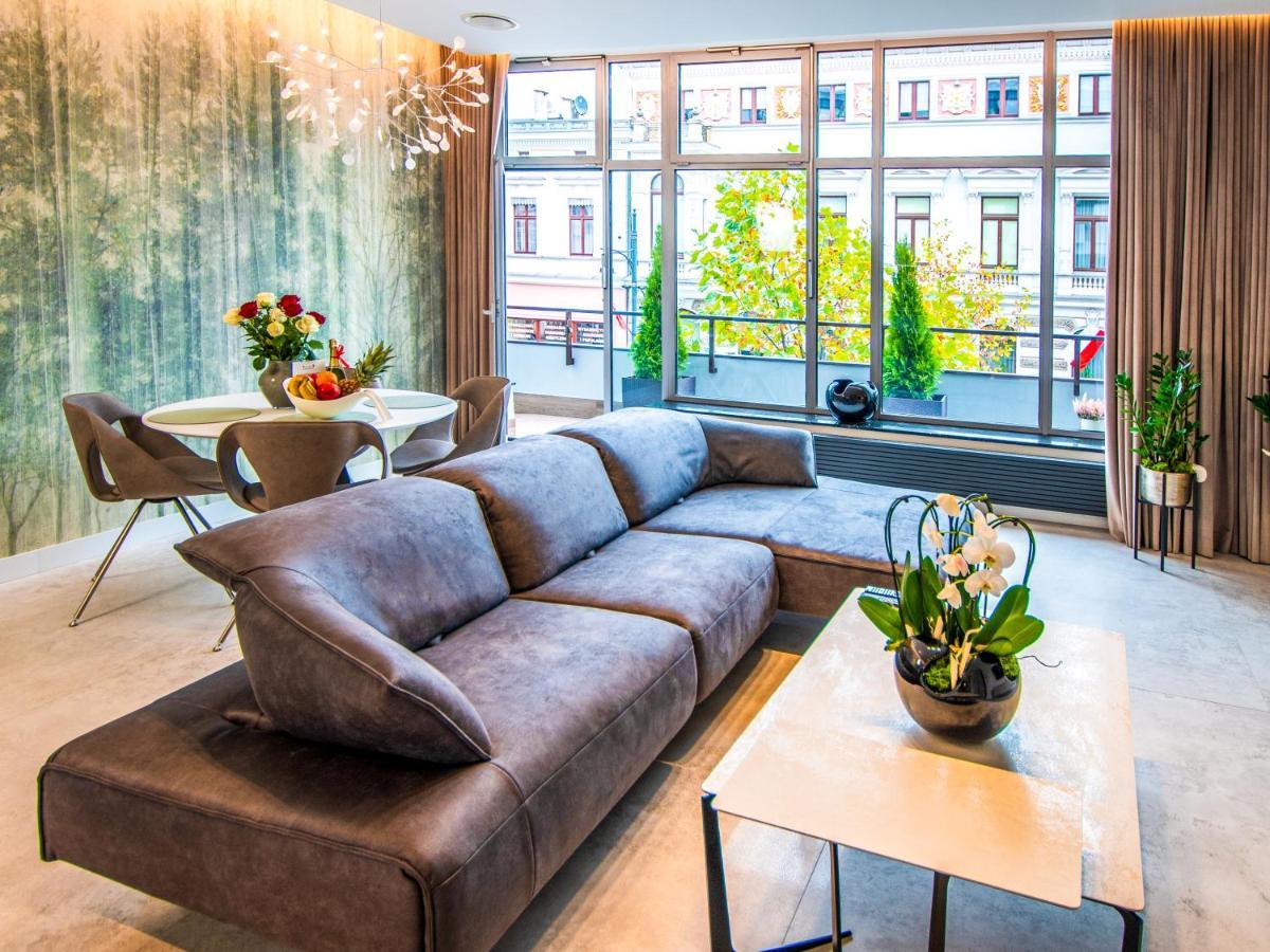 Pietryna Apartments Luxury - Sauna , Jacuzzi , Bezposrednio Przy Ul Piotrkowskiej Łódź Buitenkant foto